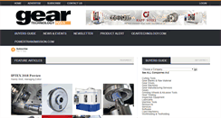 Desktop Screenshot of geartechnologyindia.com