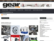Tablet Screenshot of geartechnologyindia.com